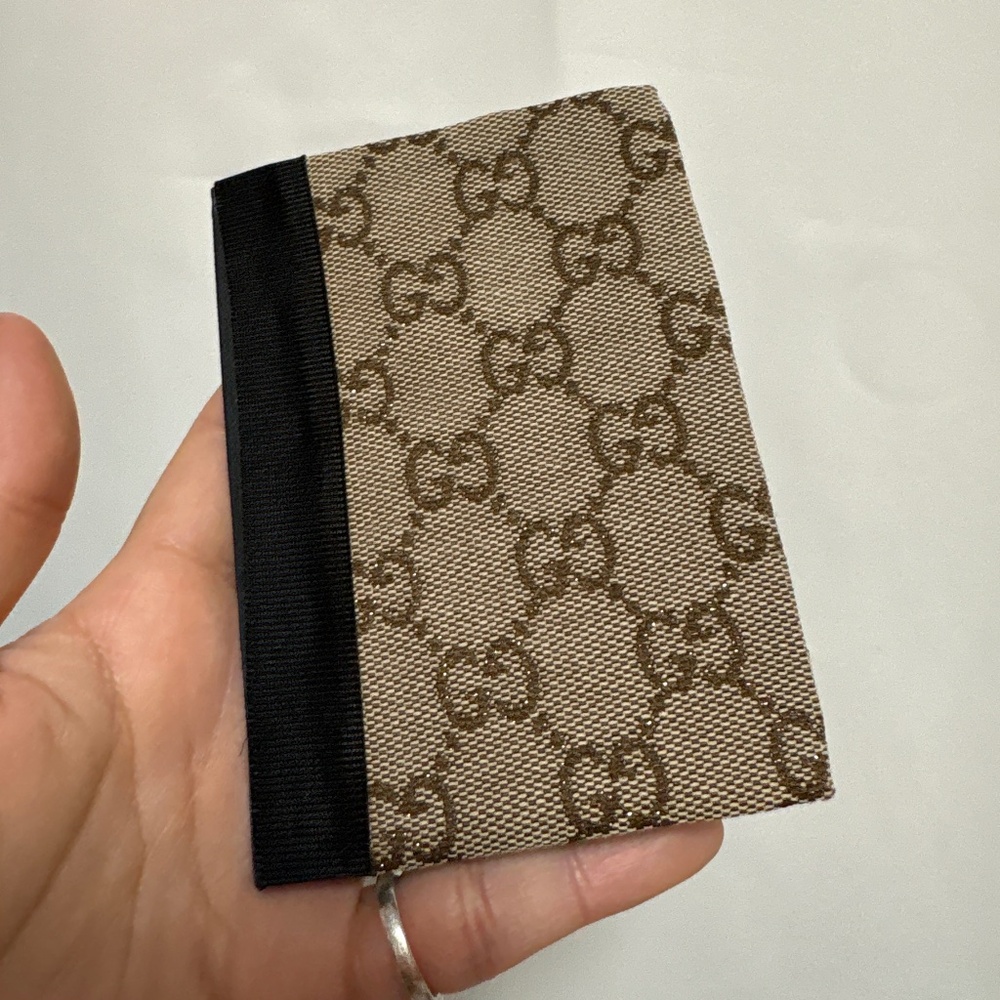Upcycled Gucci mini Notebook